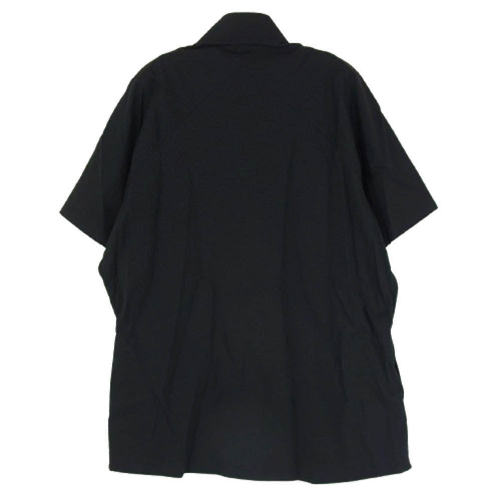 TILAK ティラック POUTNIK Blade Shirts ポートニック ブレード スタンドカラー 半袖 シャツ ブラック系 S【中古】