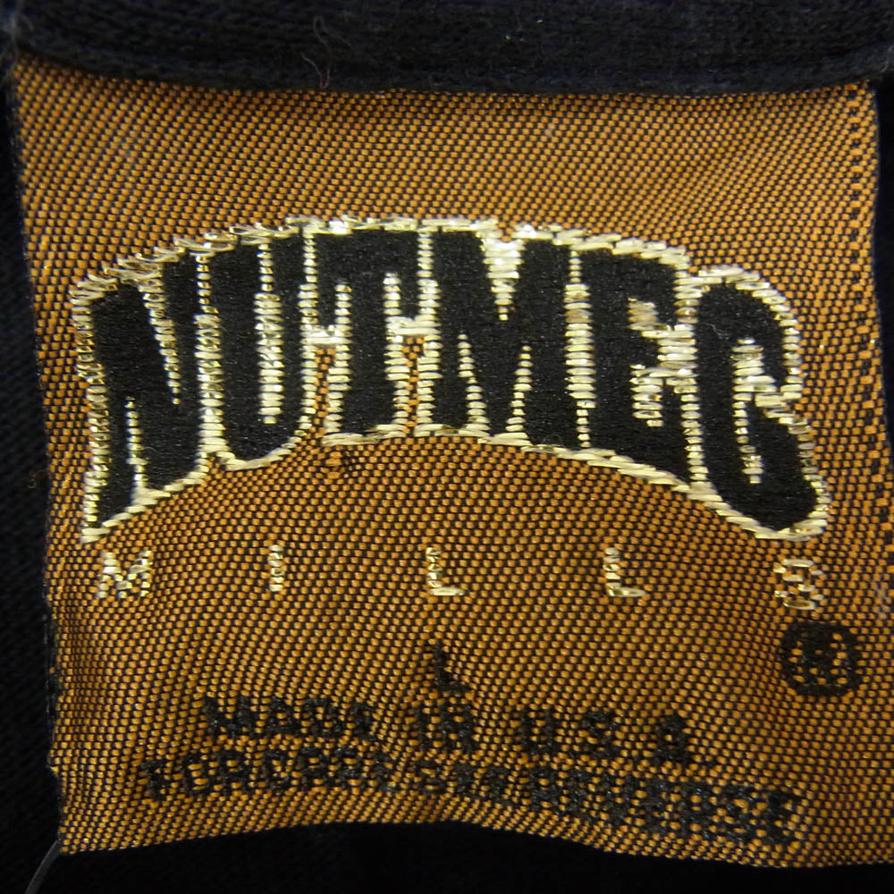 ヴィンテージ 90s USA製 NUTMEG CHICAGO BULLS Michael Jordan シカゴ ブルズ マイケル ジョーダン Tシャツ ブラック系 L【中古】