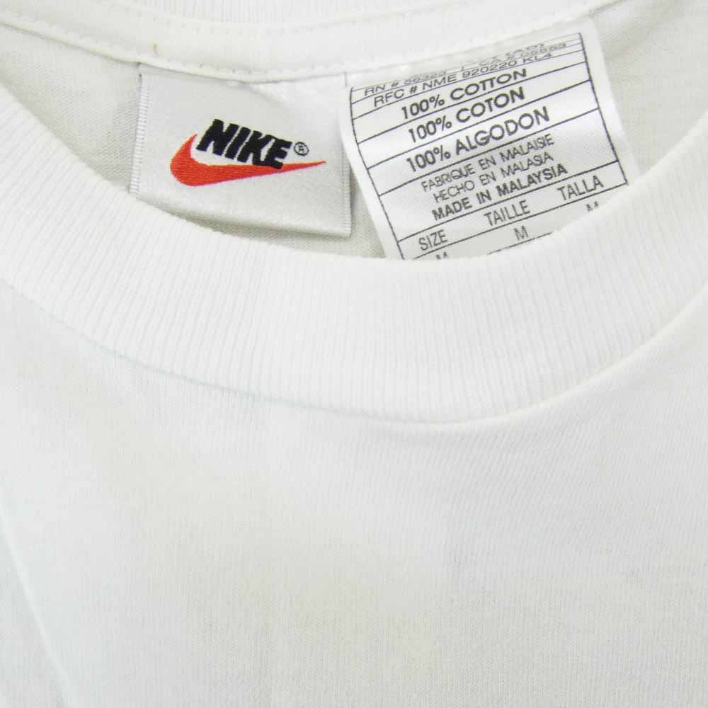 NIKE ナイキ 90s 00s 白タグ Jordan's Ten Best マイケルジョーダン Tシャツ ホワイト系 M【中古】