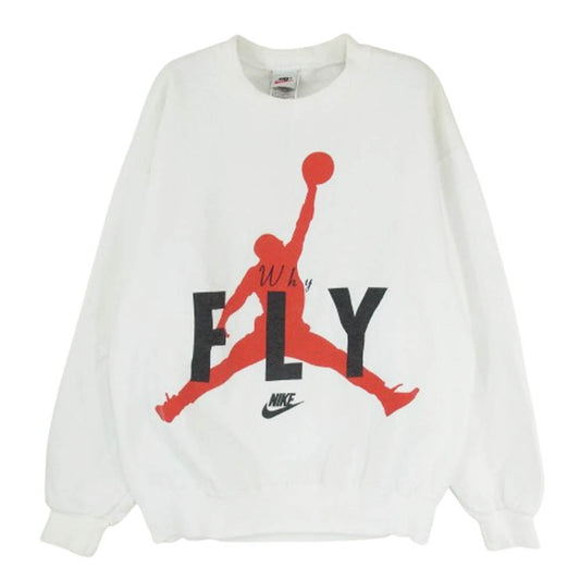 NIKE ナイキ 90s 00s USA製 白タグ MICHAEL JORDAN GOLF マイケルジョーダン ゴルフ スウェット ホワイト系 M【中古】