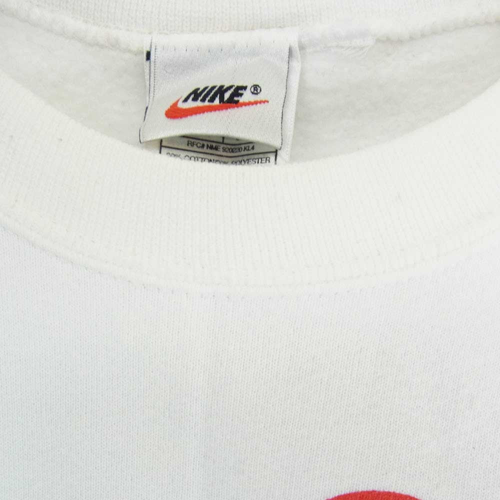NIKE ナイキ 90s 00s USA製 白タグ MICHAEL JORDAN GOLF マイケルジョーダン ゴルフ スウェット ホワイト系 M【中古】