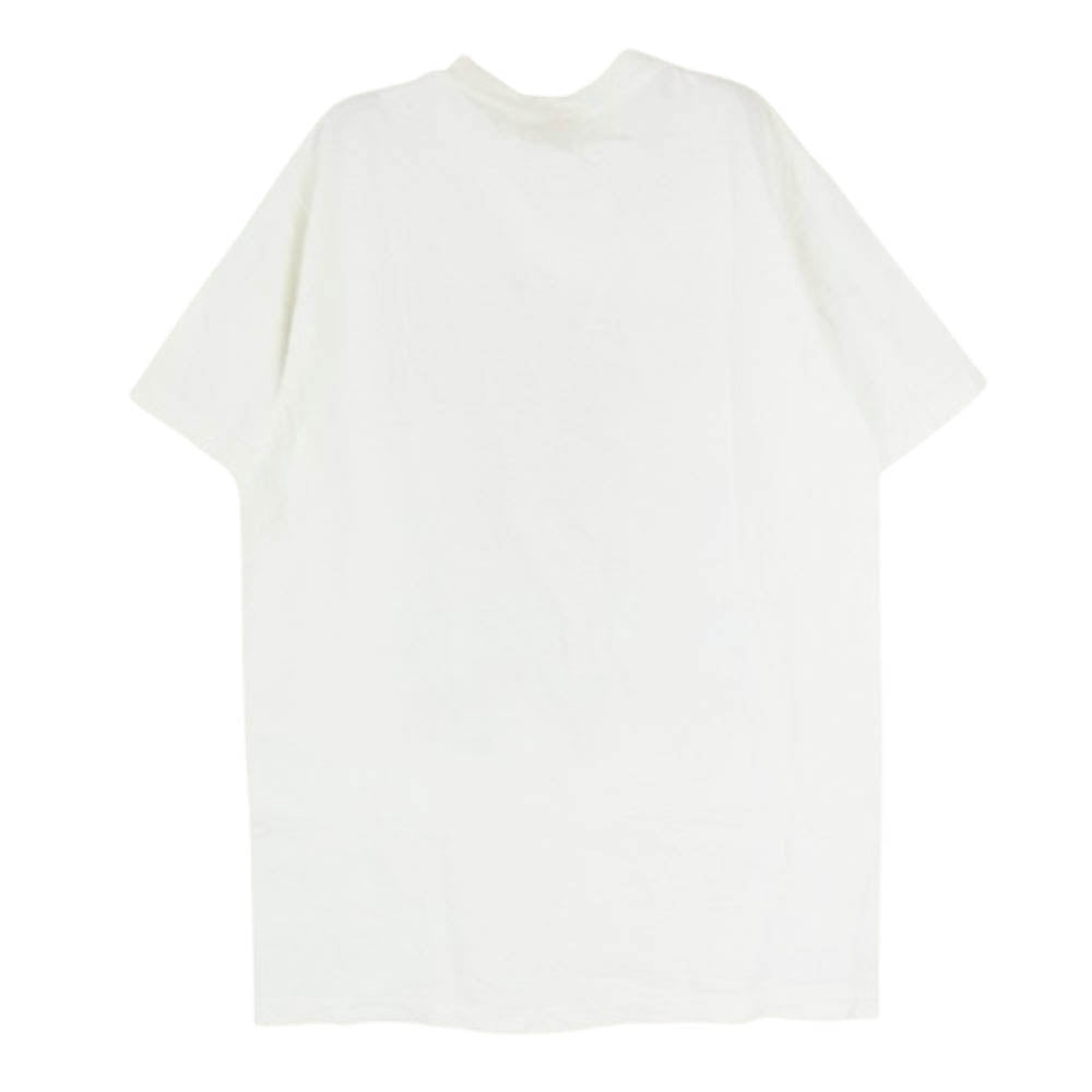 ヴィンテージ 90s USA製 prentis CHICAGO BULLS シカゴ ブルズ イラスト Tシャツ ホワイト系 L【中古】