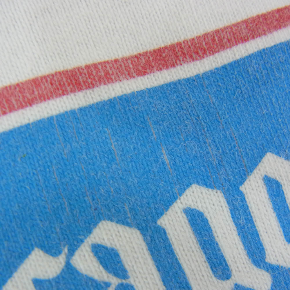 ヴィンテージ 90s USA製 Chicago Tribune Michael Jordan Chicago Bulls マイケル ジョーダン シカゴ ブルズ プリント Tシャツ fruit of the loom ホワイト系 M【中古】