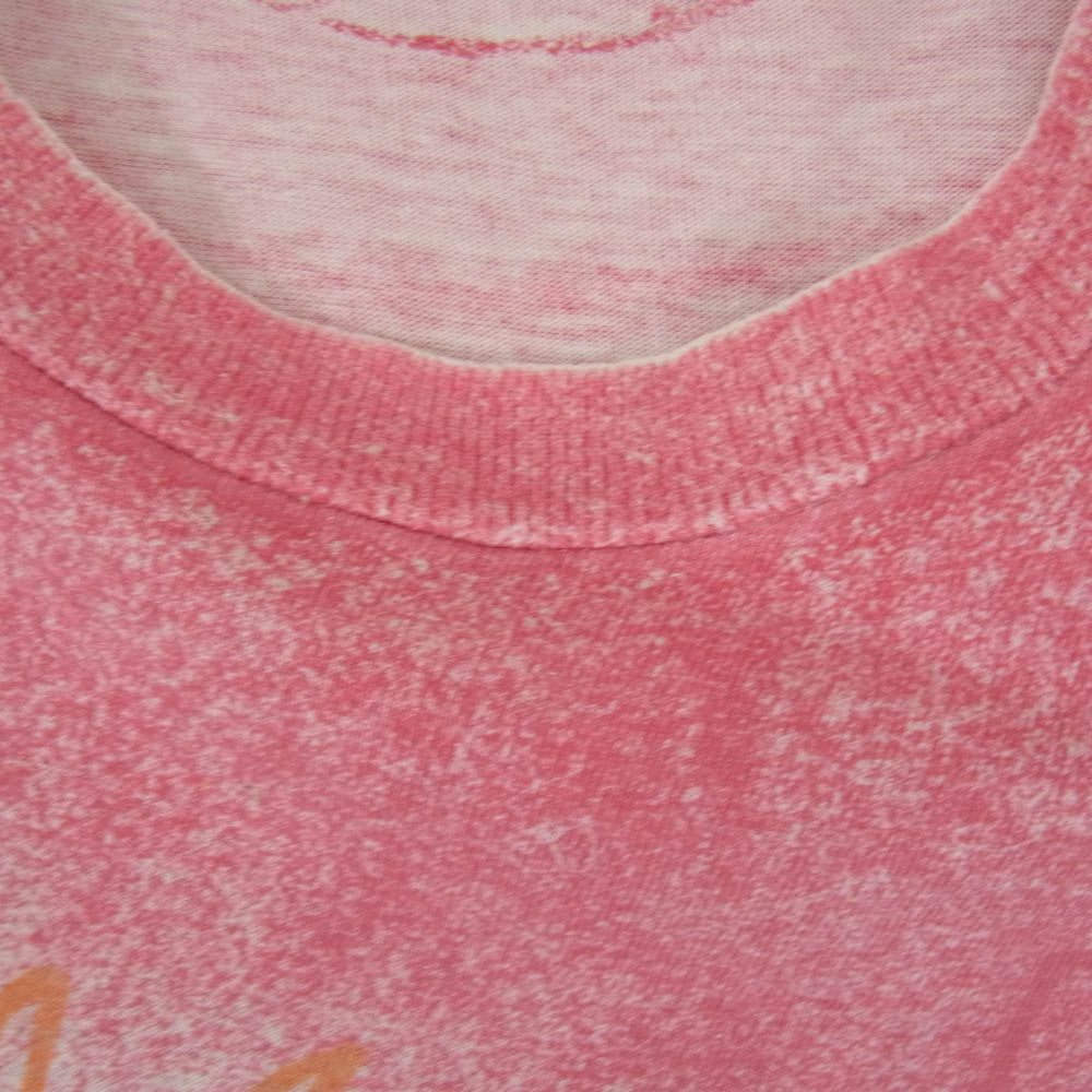 ヴィンテージ Michael Jordan All over print シカゴブルズ マイケル ジョーダン 総柄プリント Tシャツ レッド系 表記無し【中古】