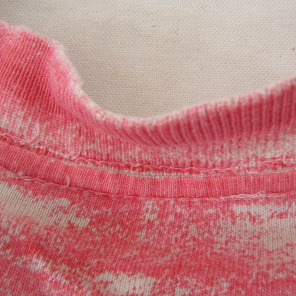 ヴィンテージ Michael Jordan All over print シカゴブルズ マイケル ジョーダン 総柄プリント Tシャツ レッド系 表記無し【中古】