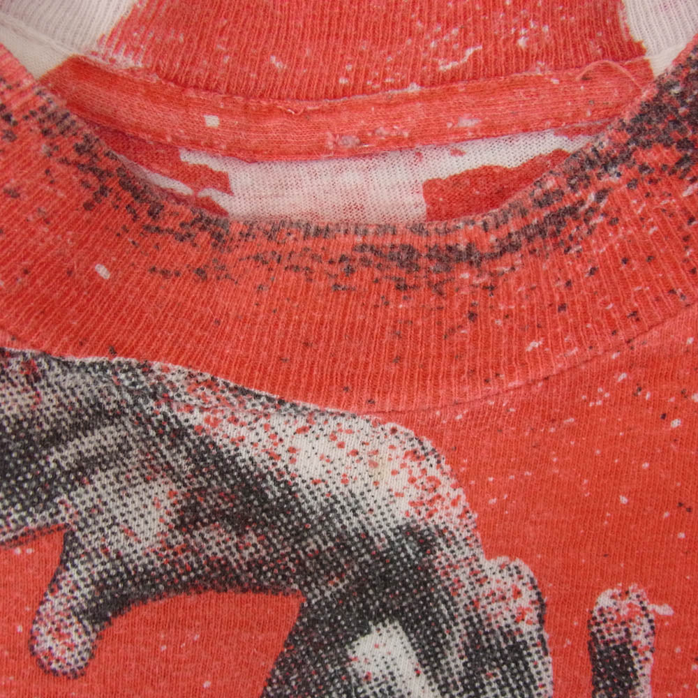 ヴィンテージ Michael Jordan All over print シカゴブルズ マイケル ジョーダン 総柄プリント Tシャツ ブラウン系 表記無し【中古】