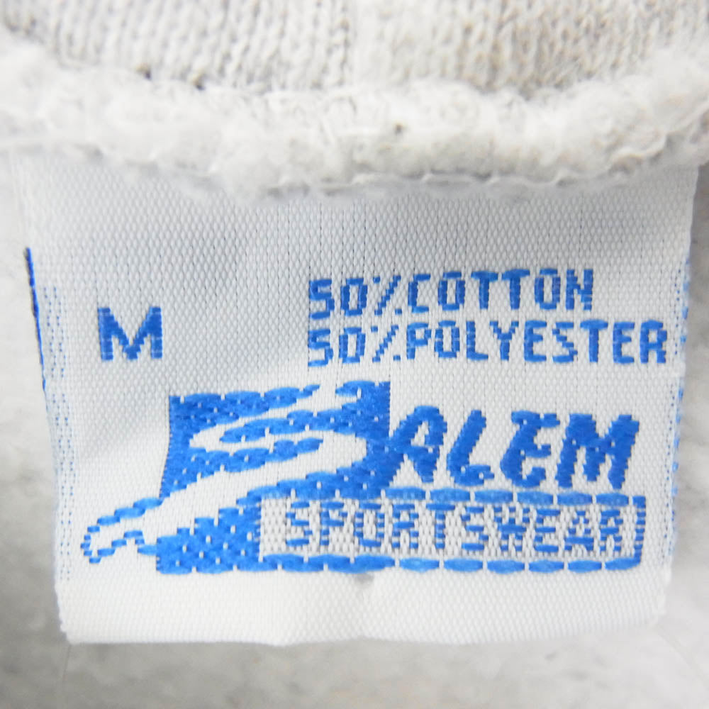 ヴィンテージ 90s USA製 SALEM SPORTS WEAR サレム スポーツウェア CHICAGO BULLS MICHAEL JORDAN シカゴ ブルズ マイケル ジョーダン プリント パーカー グレー系 M【中古】