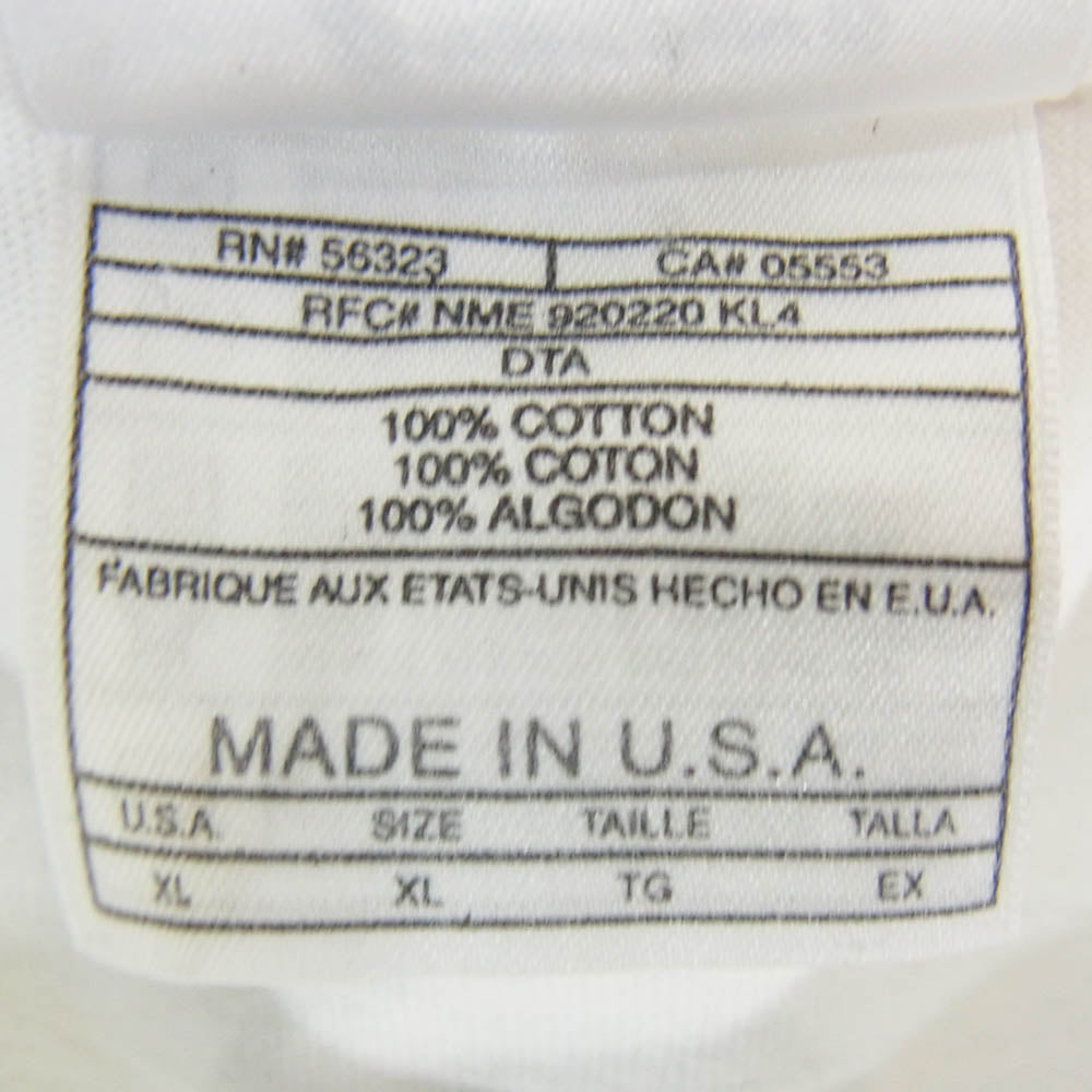 NIKE ナイキ 90s 00s USA製 白タグ Jordan's back マイケルジョーダン Tシャツ ホワイト系 XL【中古】