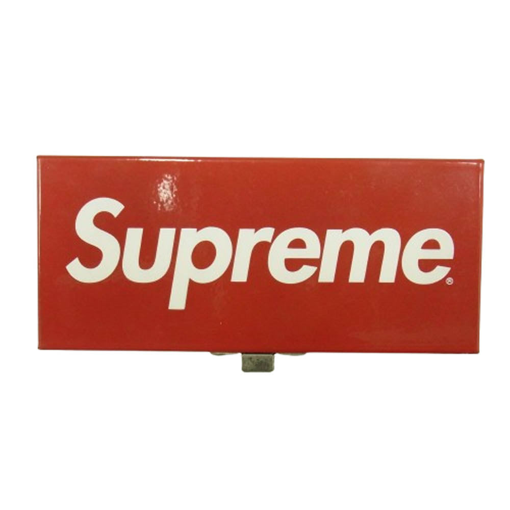 Supreme シュプリーム 17SS Small Metal Storage スモール メタル ストレージ ボックス ツールケース レッド系【中古】