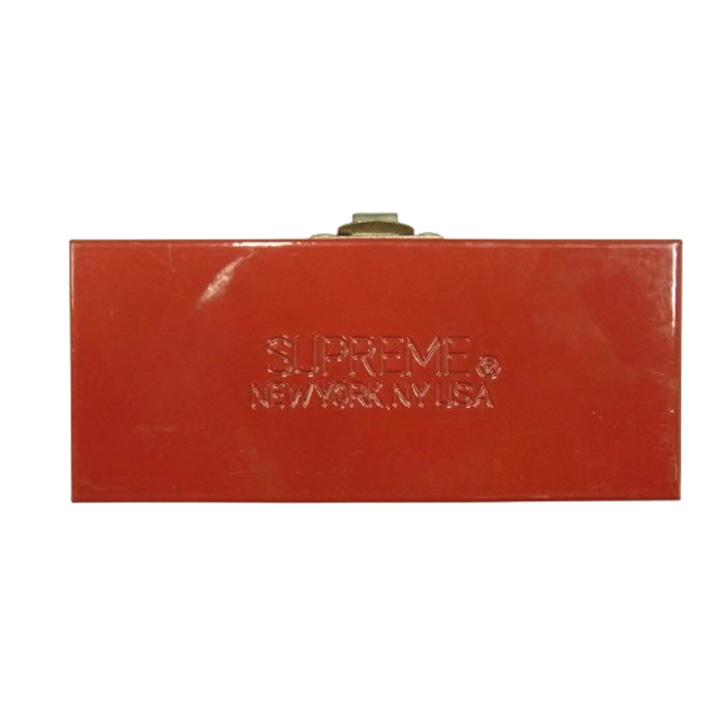 Supreme シュプリーム 17SS Small Metal Storage スモール メタル ストレージ ボックス ツールケース レッド系【中古】