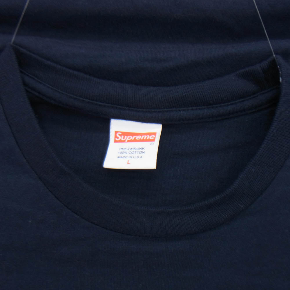 Supreme シュプリーム 24SS Saint Sebastian L／S Teeセイント セント セバスチャン スリーブロゴ 長袖 カットソー ダークネイビー系 L【中古】