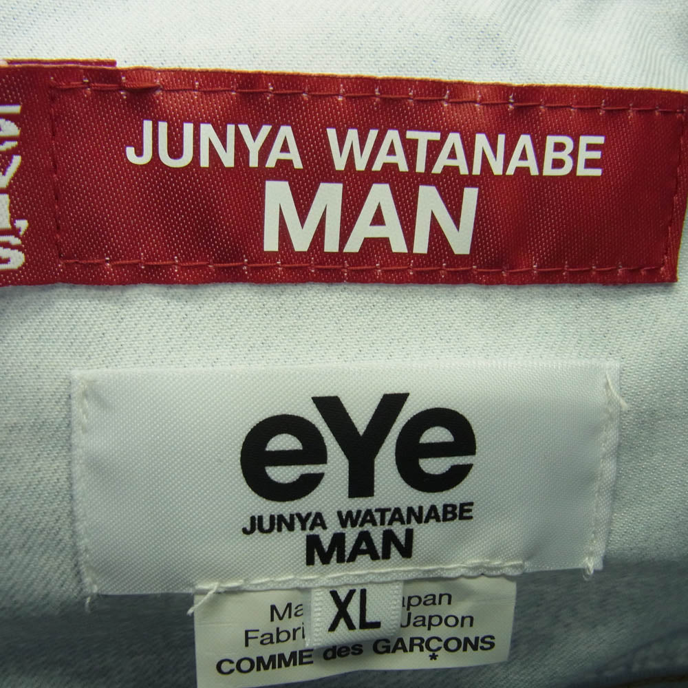 JUNYA WATANABE COMME des GARCONS MAN ジュンヤワタナベコムデギャルソンマン 25SS WO-J910-100 BerBerJin Levi's ベルベルジン リーバイス 507XX 2nd Gジャン デニム ジャケット インディゴブルー系 XL【新古品】【未使用】【中古】