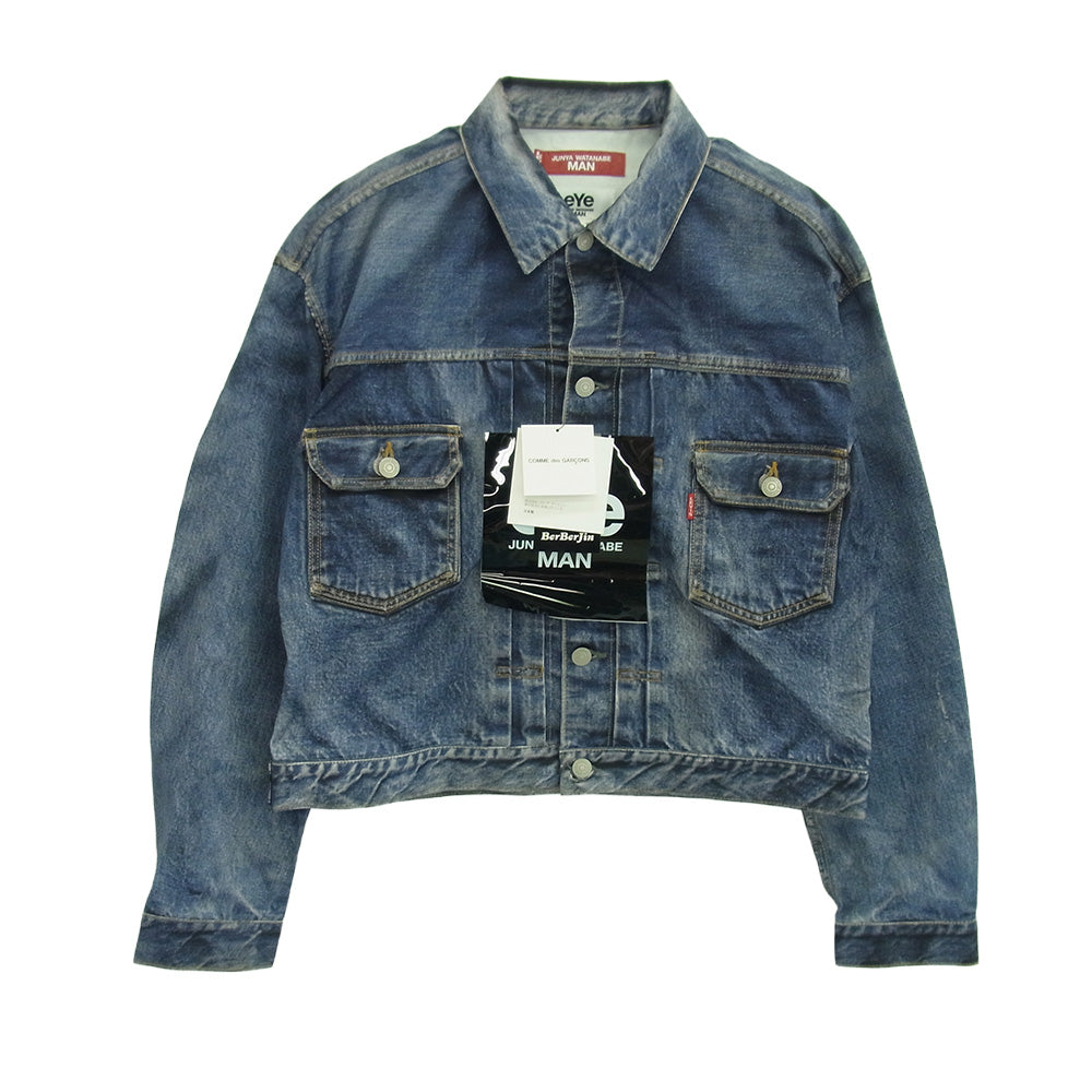 JUNYA WATANABE COMME des GARCONS MAN ジュンヤワタナベコムデギャルソンマン 25SS WO-J910-100 BerBerJin Levi's ベルベルジン リーバイス 507XX 2nd Gジャン デニム ジャケット インディゴブルー系 L【新古品】【未使用】【中古】