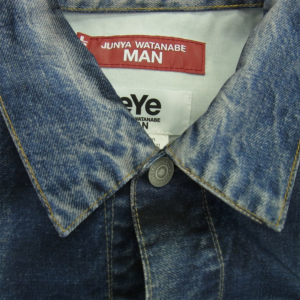 JUNYA WATANABE COMME des GARCONS MAN ジュンヤワタナベコムデギャルソンマン 25SS WO-J910-100 BerBerJin Levi's ベルベルジン リーバイス 507XX 2nd Gジャン デニム ジャケット インディゴブルー系 L【新古品】【未使用】【中古】