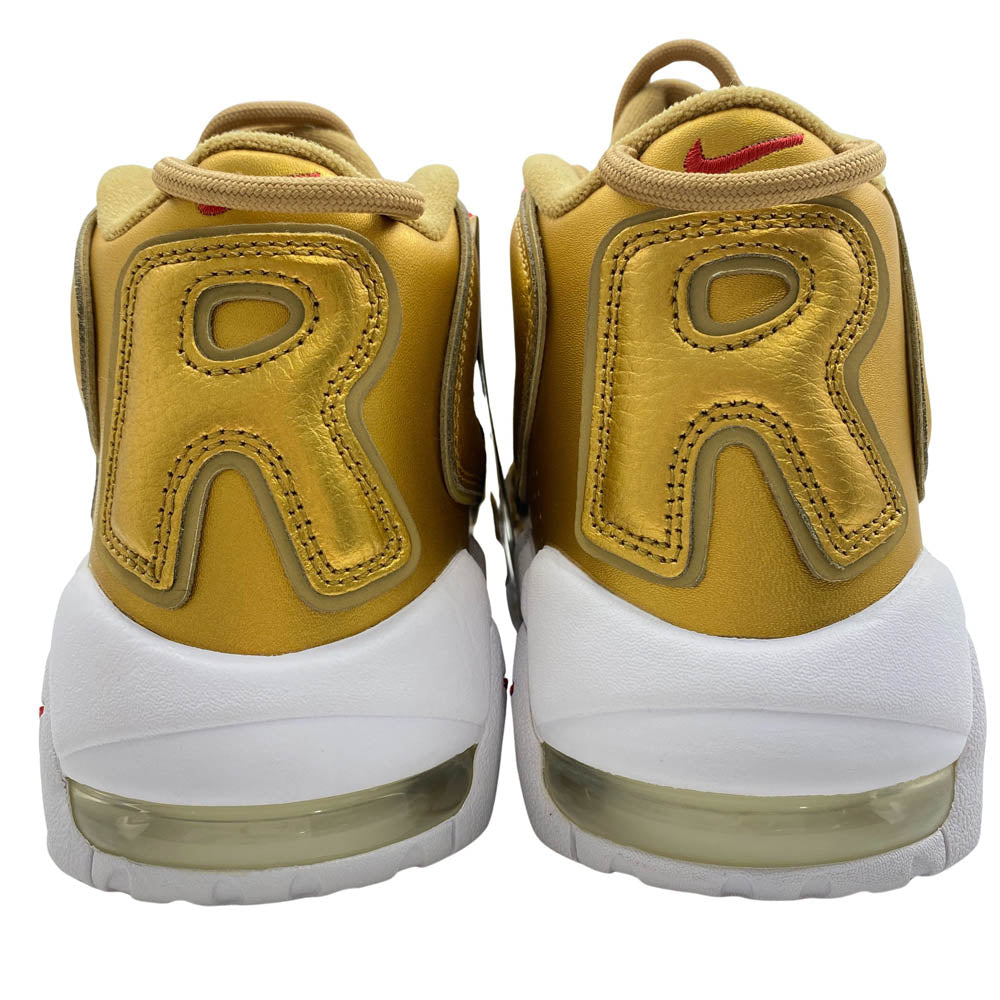Supreme シュプリーム 902290-700 × NIKE ナイキ AIR MORE UPTEMPO METALLIC GOLD エア モア アップテンポ メタリック ゴールド スニーカー ゴールド系 27cm【新古品】【未使用】【中古】