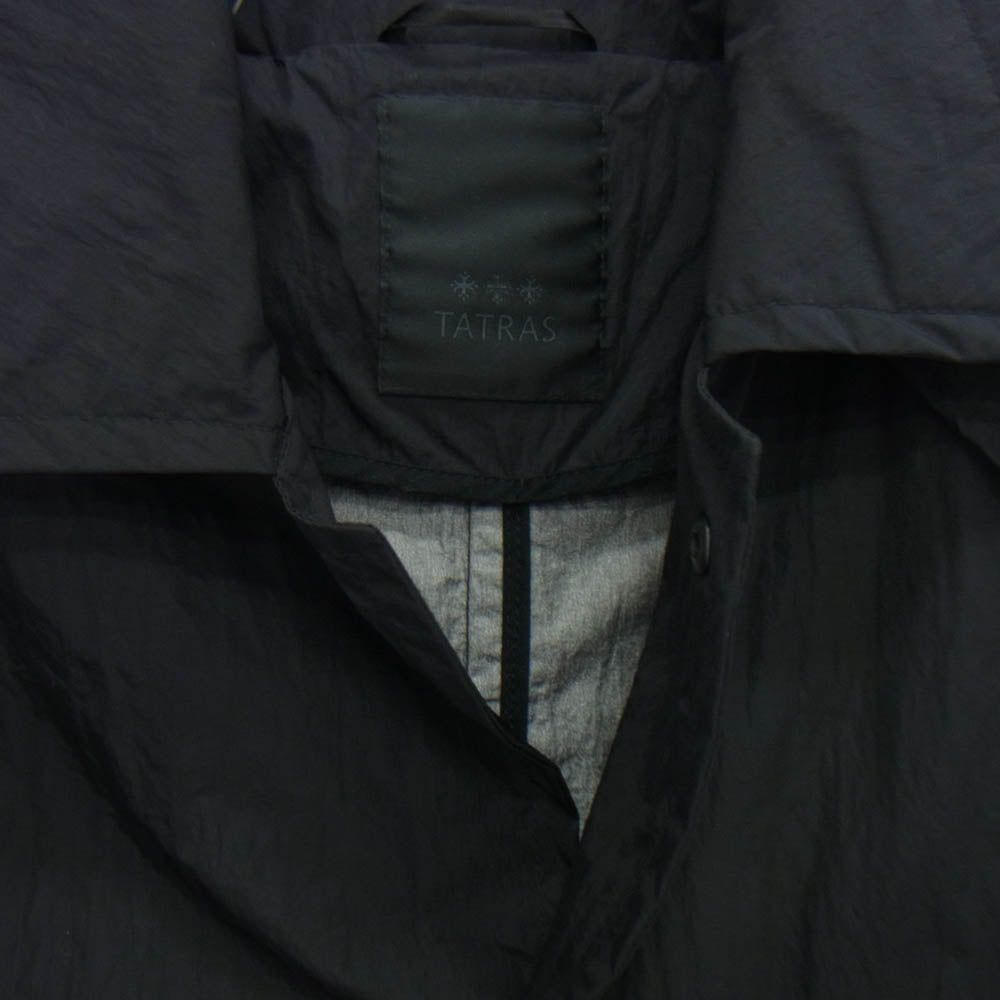 TATRAS タトラス MTA18S4540 Camedrio スプリングコート フーデッド ナイロンコート ブラック系 02【美品】【中古】