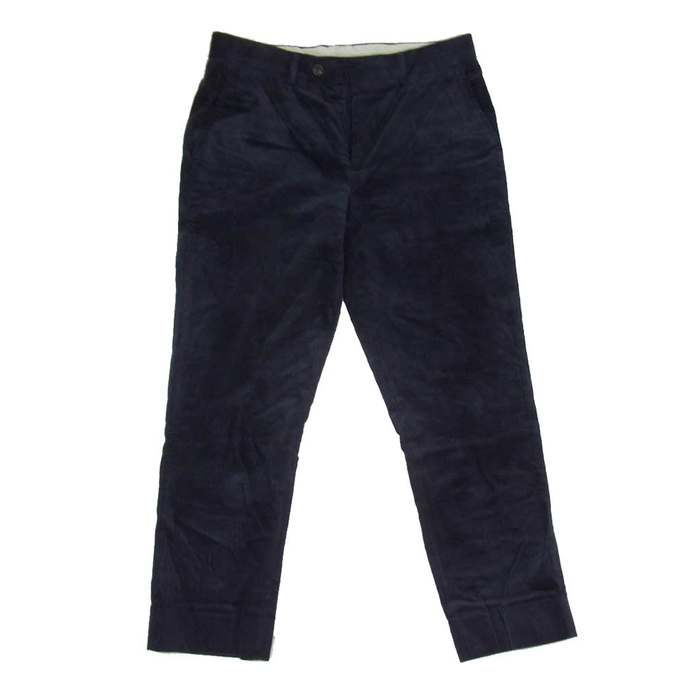 Brunello Cucinelli ブルネロクチネリ 太畝 コーデュロイ テーパード パンツ ネイビー系 46【中古】