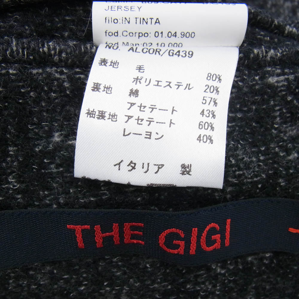 ザ ジジ ALCOR ウール チェスター ロング コート ダークグレー系 46【中古】