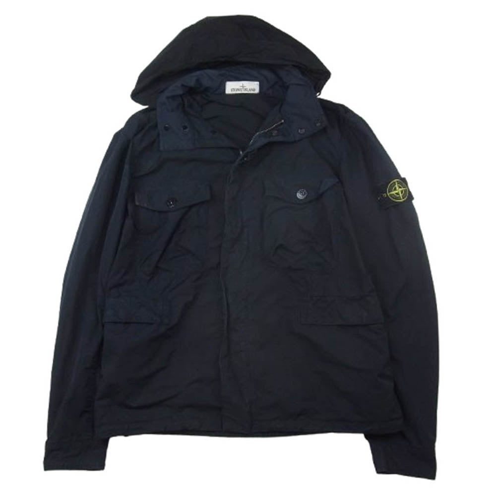 STONE ISLAND ストーンアイランド 681541851 David Tela Light-TC Army Jacket ジップアップ ライト アーミー ジャケット ブラック系 M【中古】
