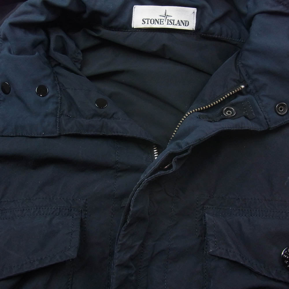 STONE ISLAND ストーンアイランド 681541851 David Tela Light-TC Army Jacket ジップアップ ライト アーミー ジャケット ブラック系 M【中古】