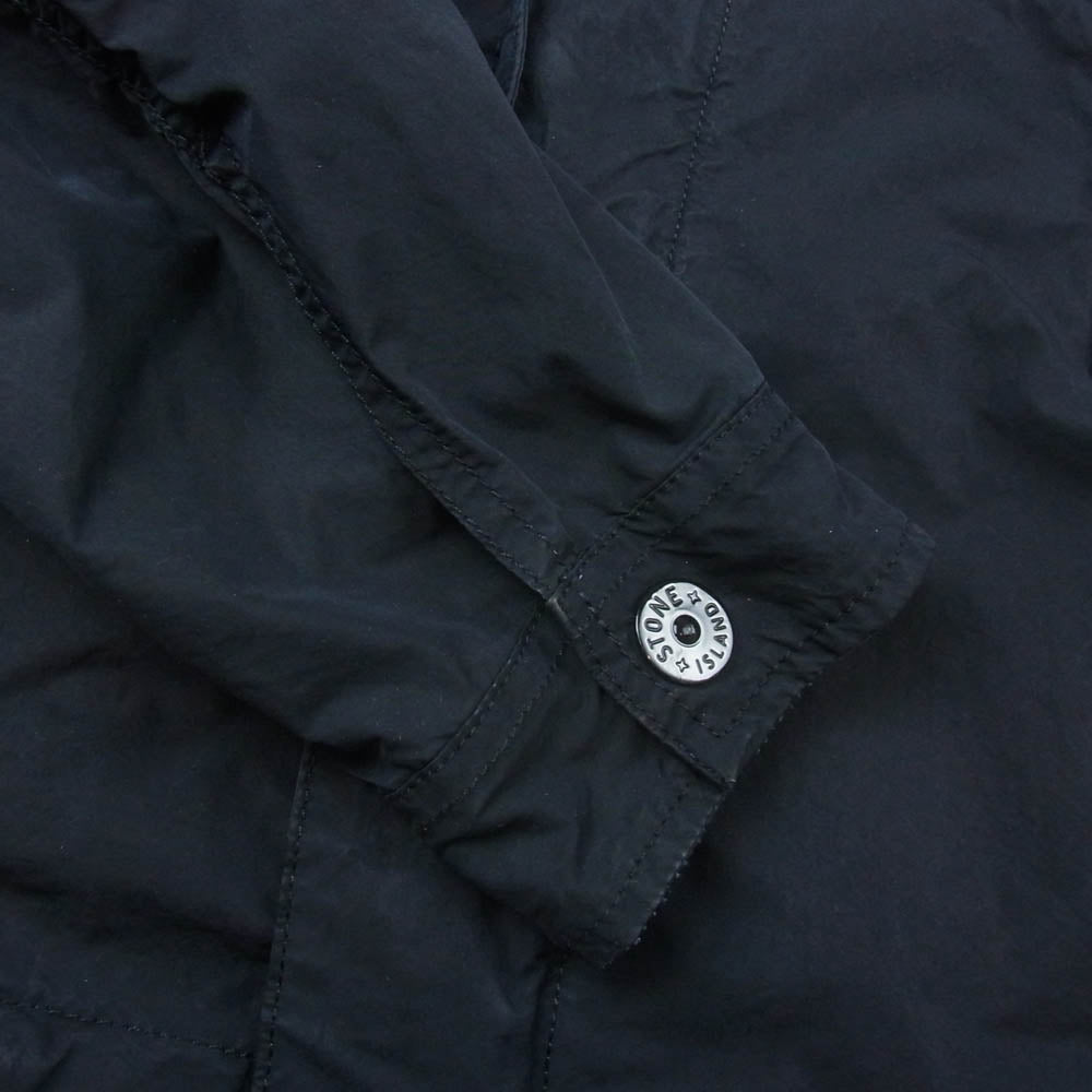 STONE ISLAND ストーンアイランド 681541851 David Tela Light-TC Army Jacket ジップアップ ライト アーミー ジャケット ブラック系 M【中古】