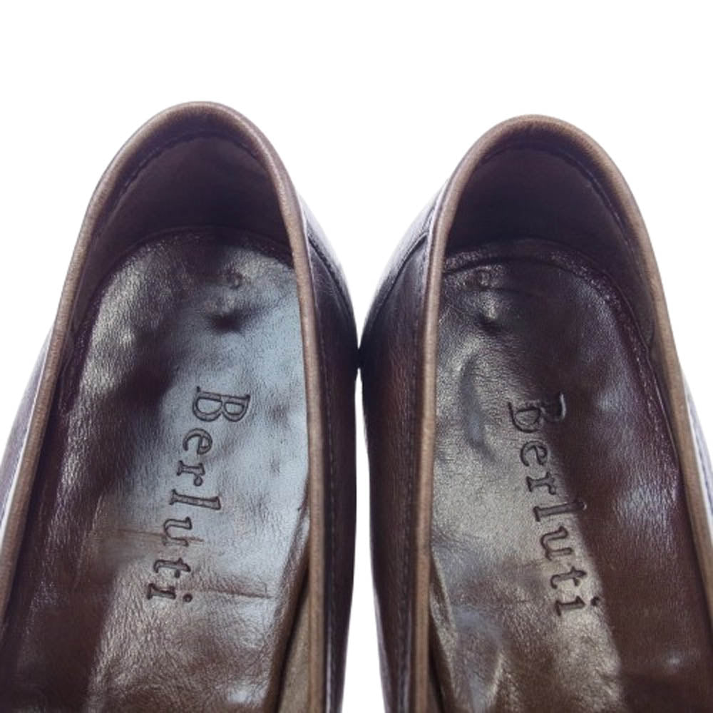 Berluti ベルルッティ ANDY アンディ レザー ローファー ブラウン系 7【中古】