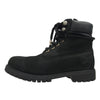 CHROME HEARTS クロムハーツ（原本無） 010073 001 × Timberland PREMIUM ティンバーランドプレミアム 6IN WATERPROOF BOOTS クロスボール バックダガー ウォータープルーフ ブーツ ブラック系 27cm【中古】