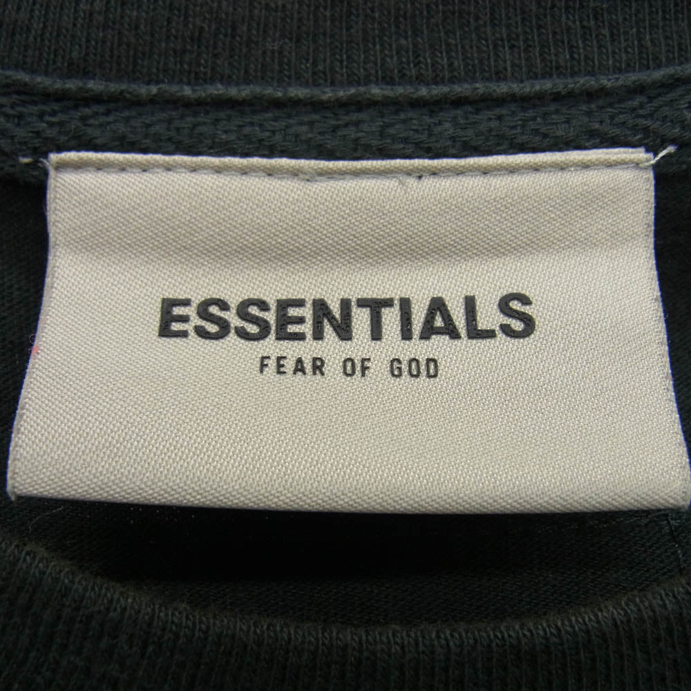 FEAR OF GOD フィアオブゴッド FRONT LOGO S/S TEE フロントロゴ 半袖 Tシャツ カーキ系 M【中古】
