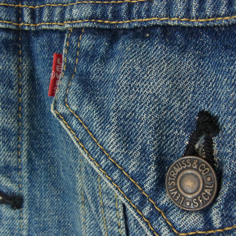 Levi's リーバイス 71557-02 3RD DENIM JACKET 71557 BIG-E 97年製 刻印J22 復刻 デニムジャケット インディゴブルー系 42【中古】