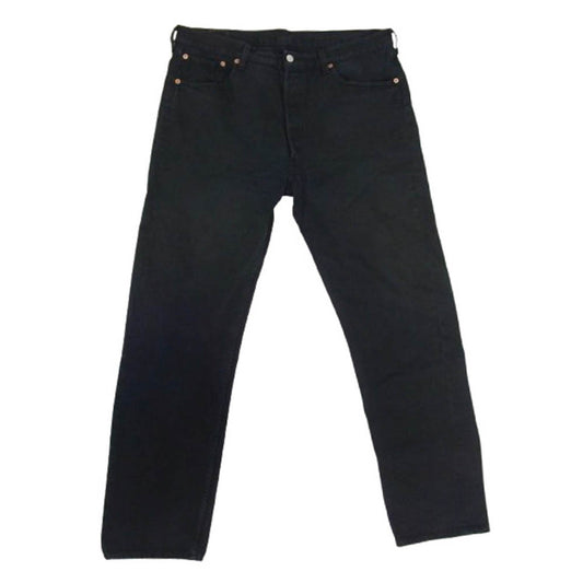 Levi's リーバイス 00501-0165 501 BLACK DENIM PANTS ユーロモデル 02年製 C01刻印 ブラックデニムパンツ ブラック系 38【中古】