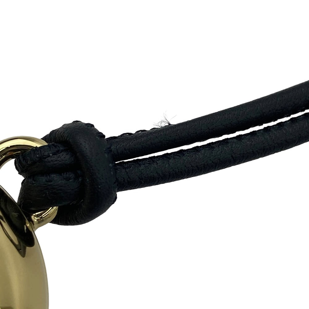 LOEWE ロエベ ペブル ロケット ミラー チャーム ゴールド系【中古】