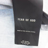 FEAR OF GOD フィアオブゴッド 6H19-2010 Denim SHORT SLEEVE デニム ショートスリーブ 半袖 シャツ ジャケット ライトブルー系 M【中古】