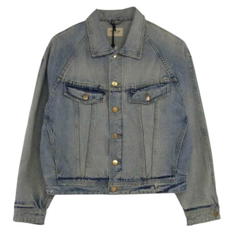 FEAR OF GOD フィアオブゴッド 6S19-6018 6th Sixth Collection Denim Trucker Jacket シックスコレクション デニムトラッカージャケット インディゴブルー系 M【中古】