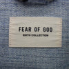FEAR OF GOD フィアオブゴッド 6S19-6018 6th Sixth Collection Denim Trucker Jacket シックスコレクション デニムトラッカージャケット インディゴブルー系 M【中古】