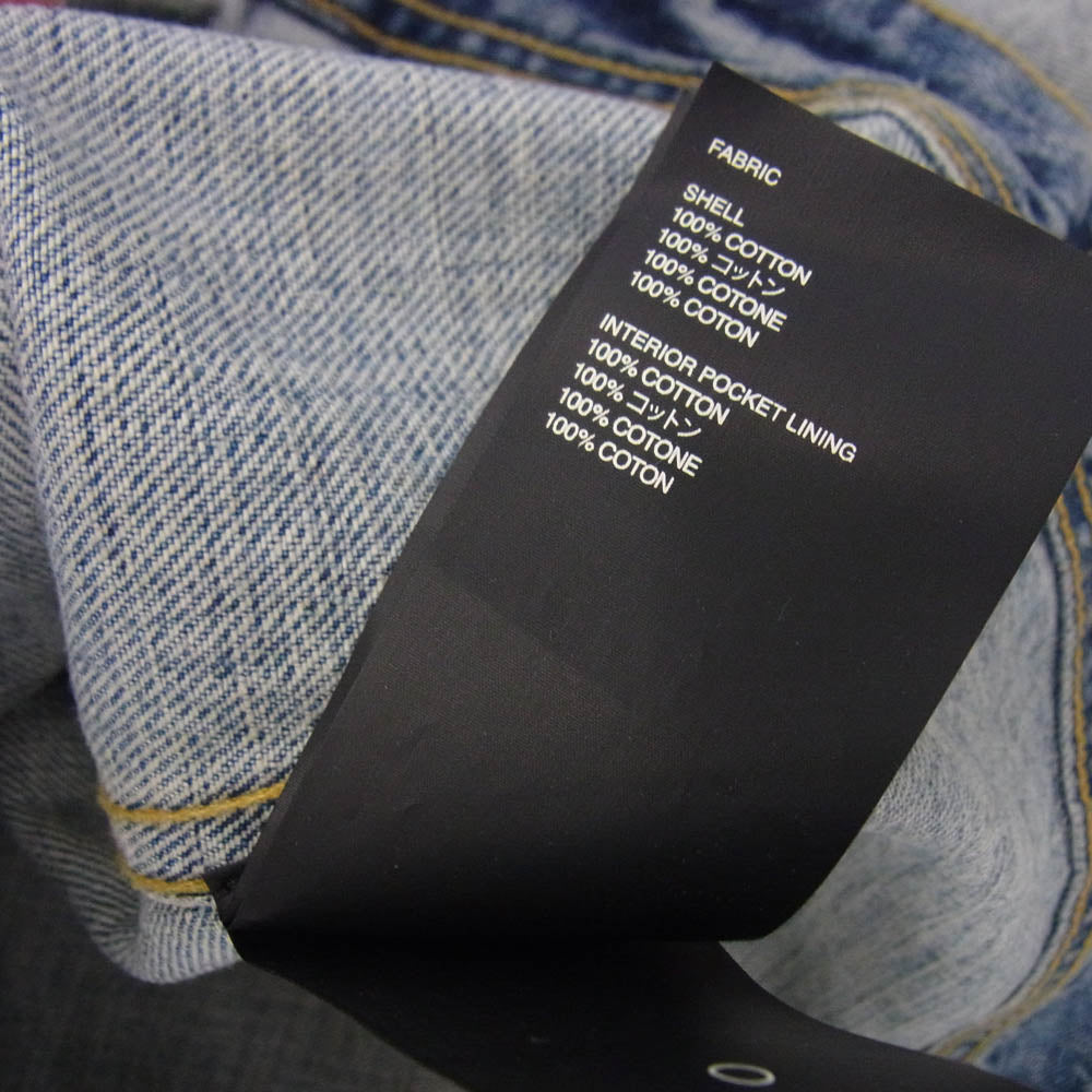 FEAR OF GOD フィアオブゴッド 6S19-6018 6th Sixth Collection Denim Trucker Jacket シックスコレクション デニムトラッカージャケット インディゴブルー系 M【中古】