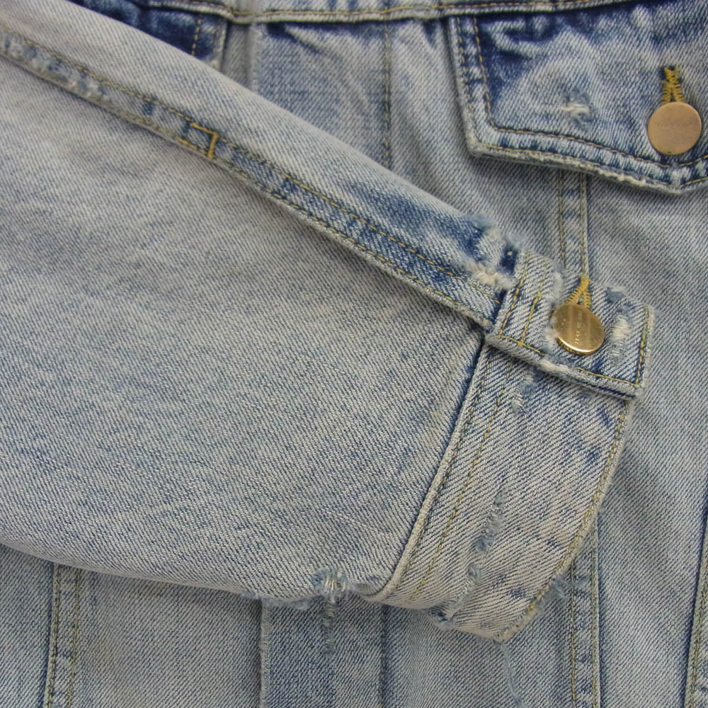 FEAR OF GOD フィアオブゴッド 6S19-6018 6th Sixth Collection Denim Trucker Jacket シックスコレクション デニムトラッカージャケット インディゴブルー系 M【中古】