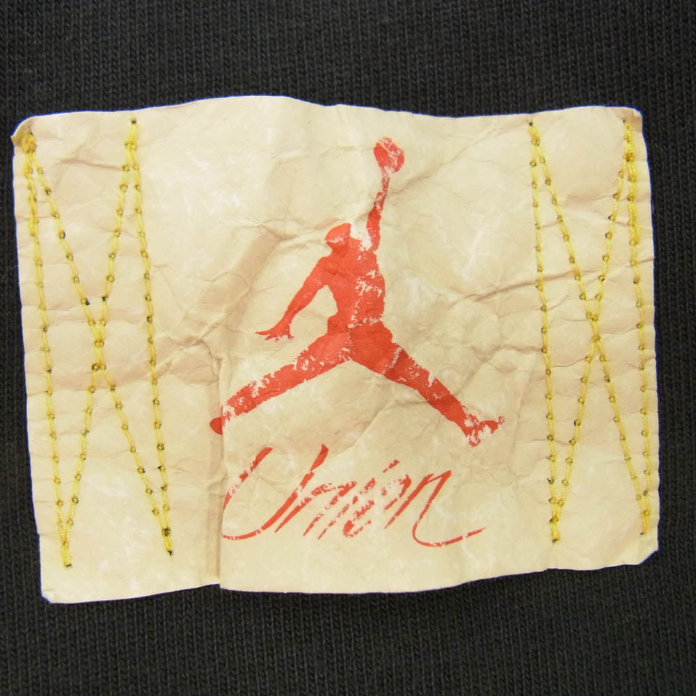 NIKE ナイキ DM2843-045 × UNION JORDAN BRAND FUTURE IS NOW SS USEDダメージ加工 ユニオン ジョーダン ブランド フューチャー イズ ナウ ショートスリーブ 半袖 Tシャツ チャコール系 XL【中古】