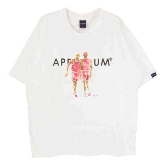 アップルバム tsuyoshi yamanaka マイケル・ジョーダン ロッドマン Unstoppable T-shirt ホワイト系 XL【中古】