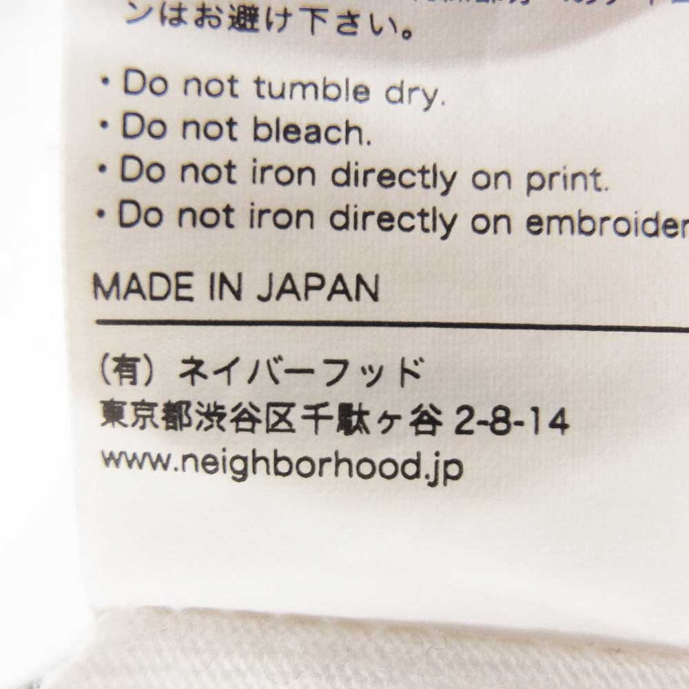 NEIGHBORHOOD ネイバーフッド 23SS 231PCNH-ST01 NH . TEE SS-1 ロゴ プリント 半袖 Tシャツ ホワイト系 L【中古】