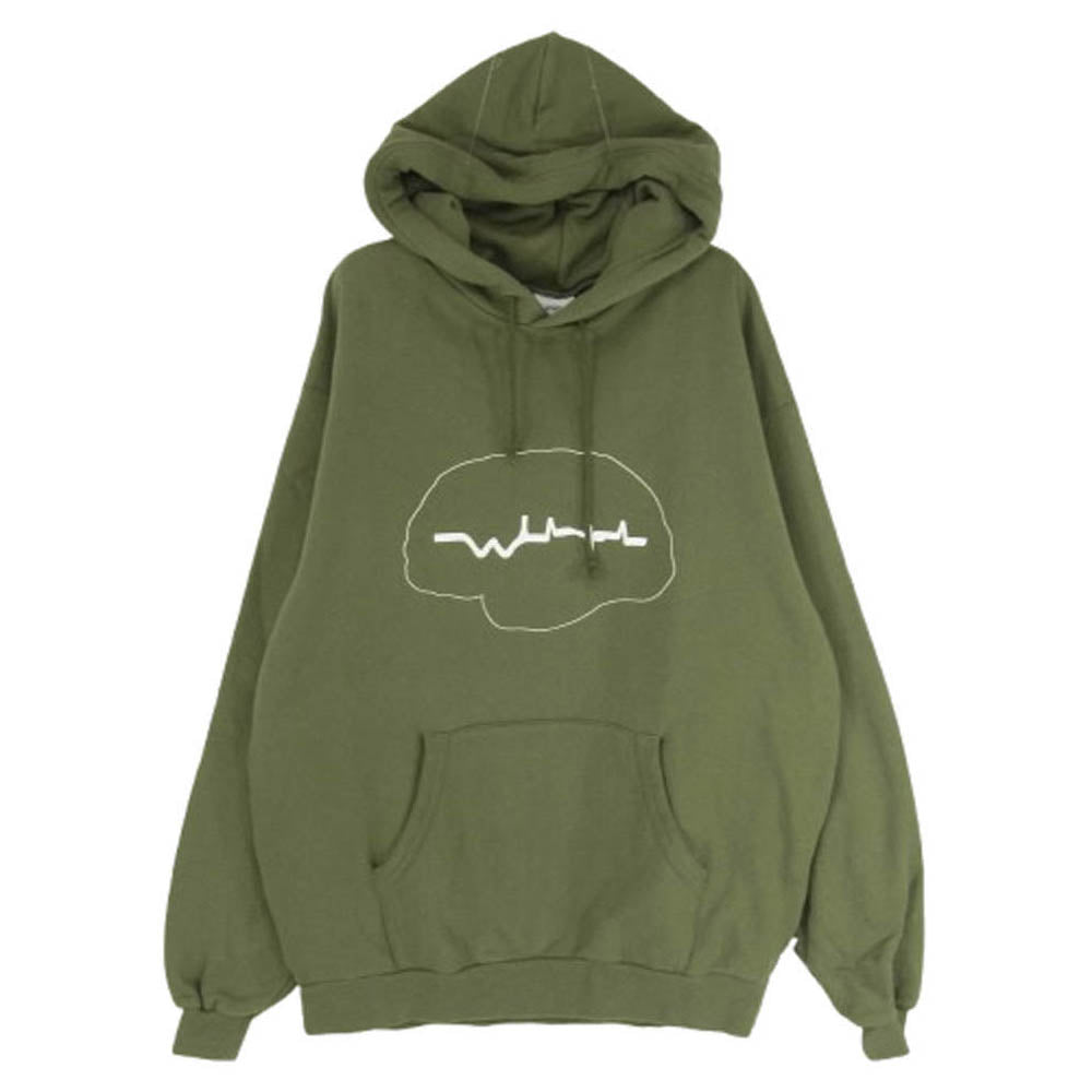 WTAPS ダブルタップス 21AW 212ATDT-HP02S VIBES SCREEN HOODED バイブス スクリーン フーデッド スウェット パーカー モスグリーン系 x 04【中古】