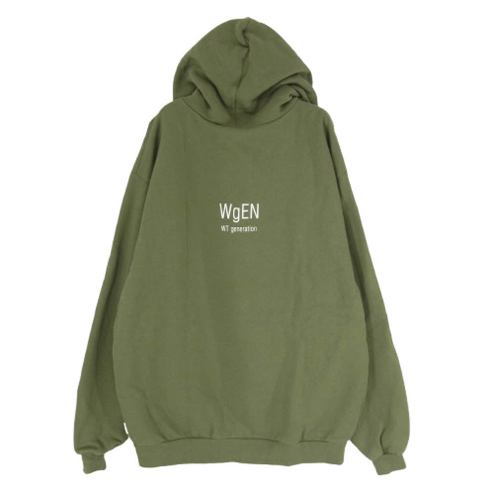 WTAPS ダブルタップス 21AW 212ATDT-HP02S VIBES SCREEN HOODED バイブス スクリーン フーデッド スウェット パーカー モスグリーン系 x 04【中古】