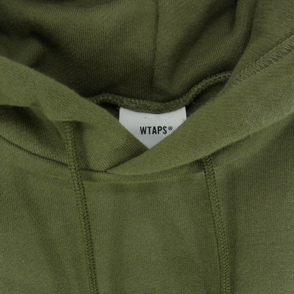 WTAPS ダブルタップス 21AW 212ATDT-HP02S VIBES SCREEN HOODED バイブス スクリーン フーデッド スウェット パーカー モスグリーン系 x 04【中古】