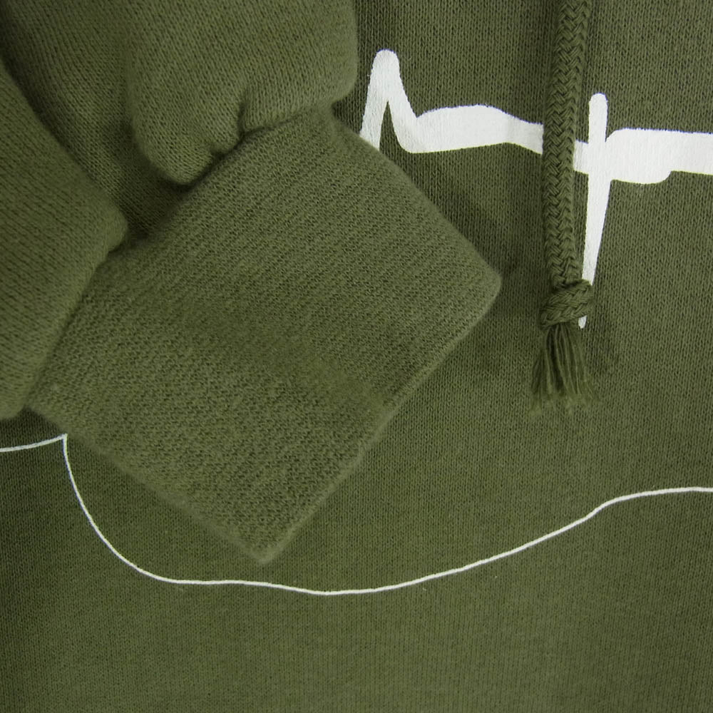 WTAPS ダブルタップス 21AW 212ATDT-HP02S VIBES SCREEN HOODED バイブス スクリーン フーデッド スウェット パーカー モスグリーン系 x 04【中古】