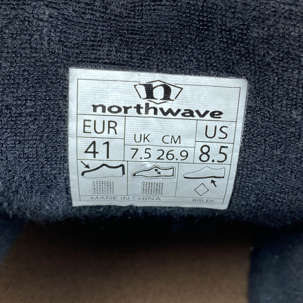 ノースウェーブ ESPRESSO エスプレッソ 厚底 スニーカー ブラック系 41【中古】