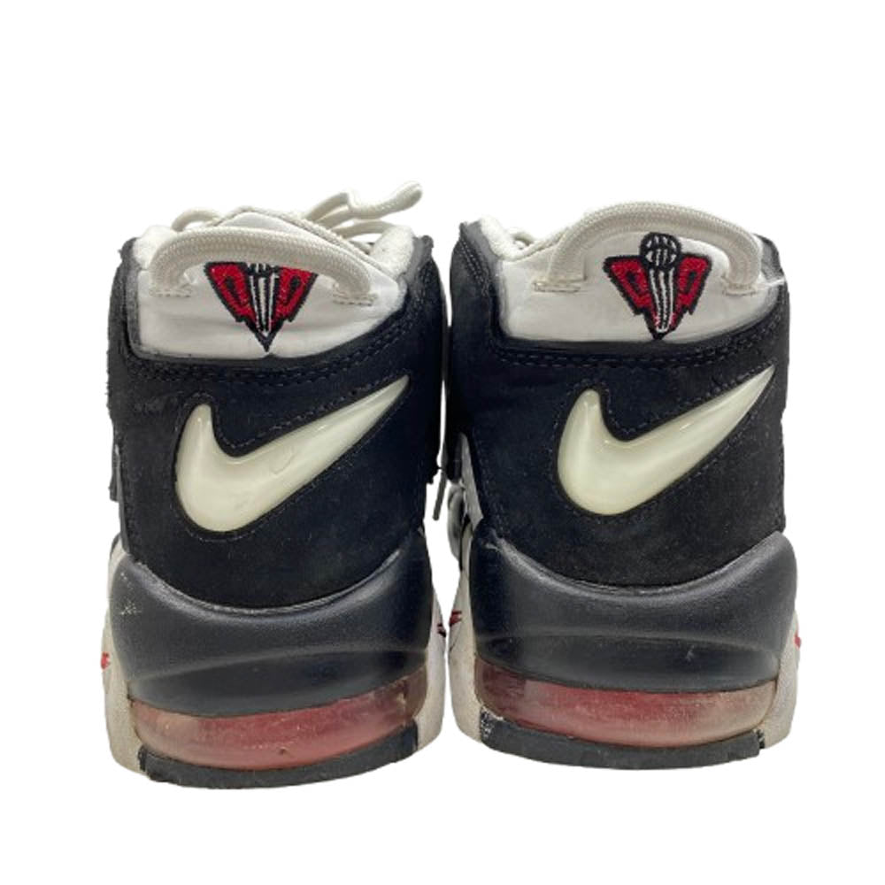 NIKE ナイキ 414962-105 AIR MORE UPTEMPO WHITE BLACK UNIVERSITY RED エア モア アップテンポ ハイカットスニーカー ブラック系 ホワイト系 26cm【中古】