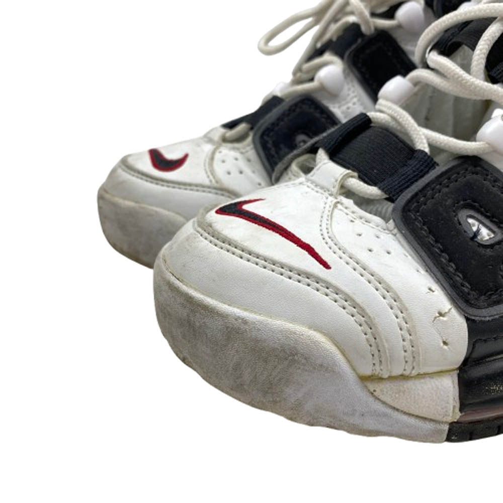 NIKE ナイキ 414962-105 AIR MORE UPTEMPO WHITE BLACK UNIVERSITY RED エア モア アップテンポ ハイカットスニーカー ブラック系 ホワイト系 26cm【中古】