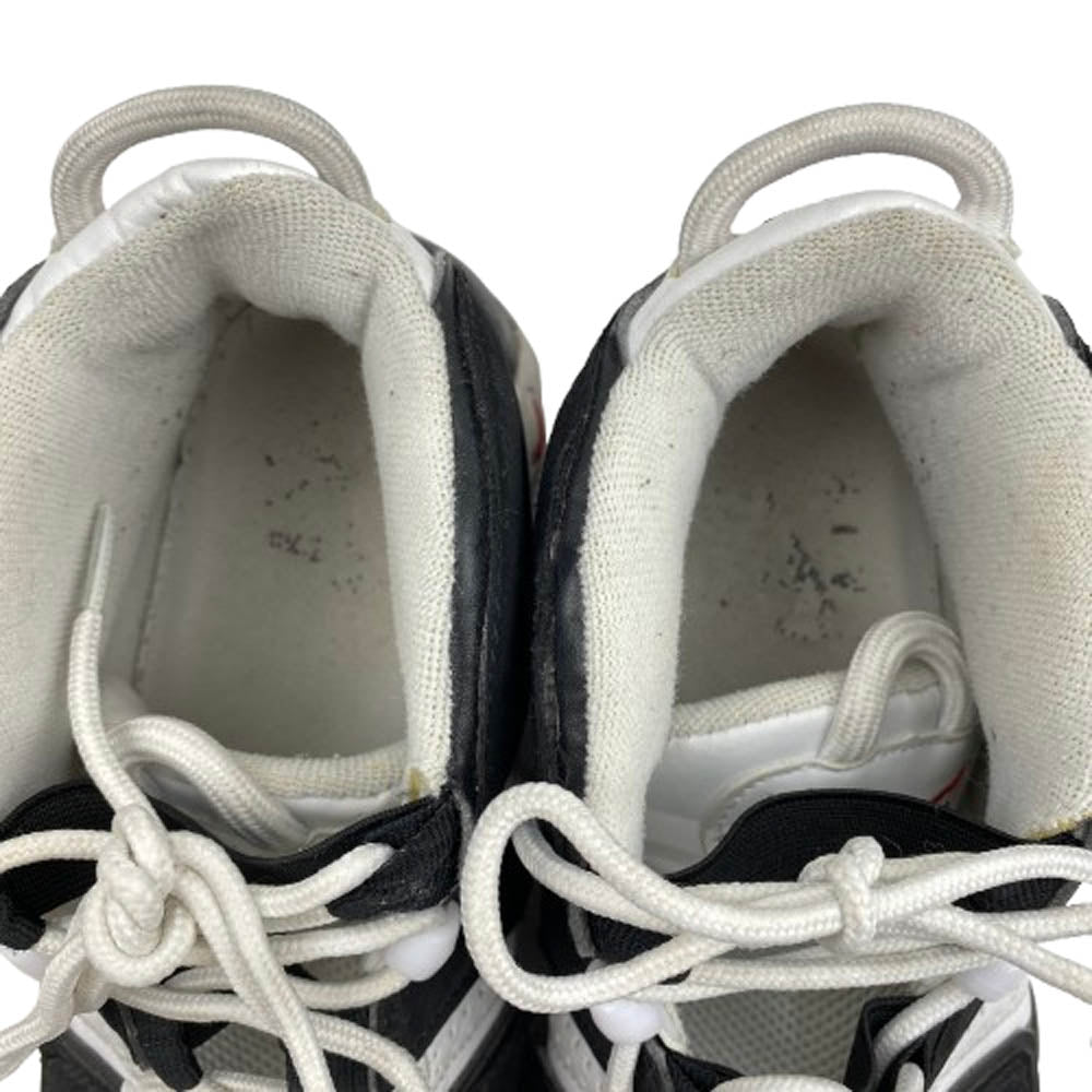 NIKE ナイキ 414962-105 AIR MORE UPTEMPO WHITE BLACK UNIVERSITY RED エア モア アップテンポ ハイカットスニーカー ブラック系 ホワイト系 26cm【中古】