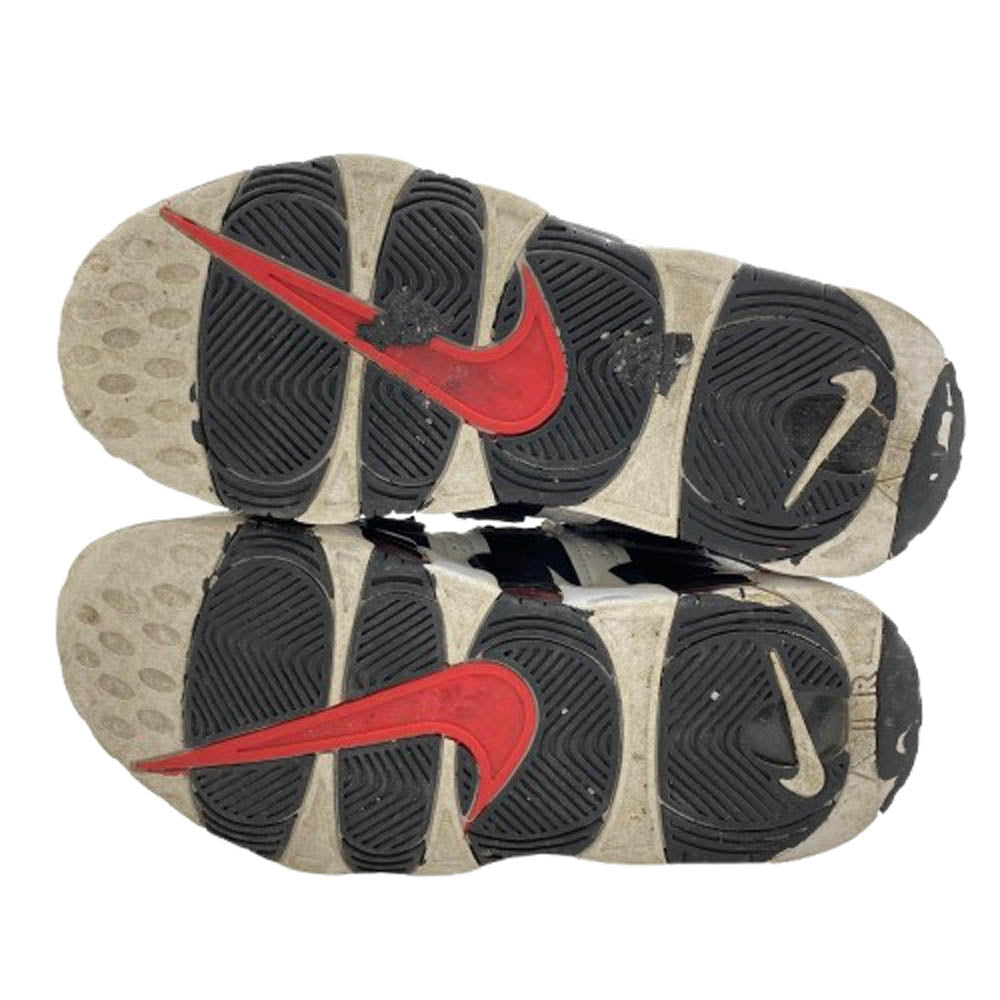 NIKE ナイキ 414962-105 AIR MORE UPTEMPO WHITE BLACK UNIVERSITY RED エア モア アップテンポ ハイカットスニーカー ブラック系 ホワイト系 26cm【中古】