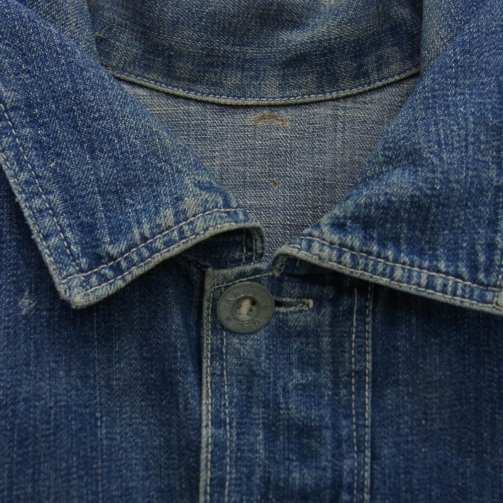 ヴィンテージ 30s M-35 U.S.ARMY DENIM PULLOVER JACKET インディゴブルー系【中古】