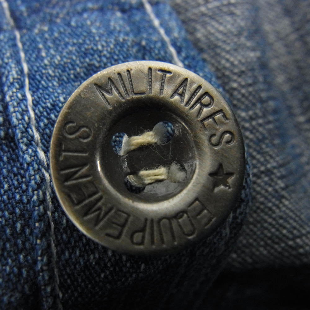 ヴィンテージ 30s M-35 U.S.ARMY DENIM PULLOVER JACKET インディゴブルー系【中古】